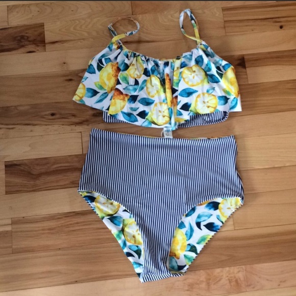 cupshe lemon bikini